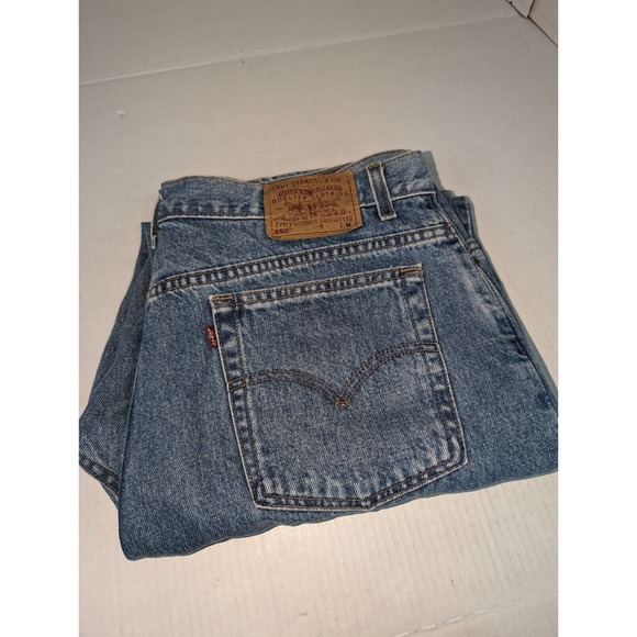 Levi's Other - Levi's 550 36x30 Relaxed Fit VTG Made in USA Medium Wash 2001